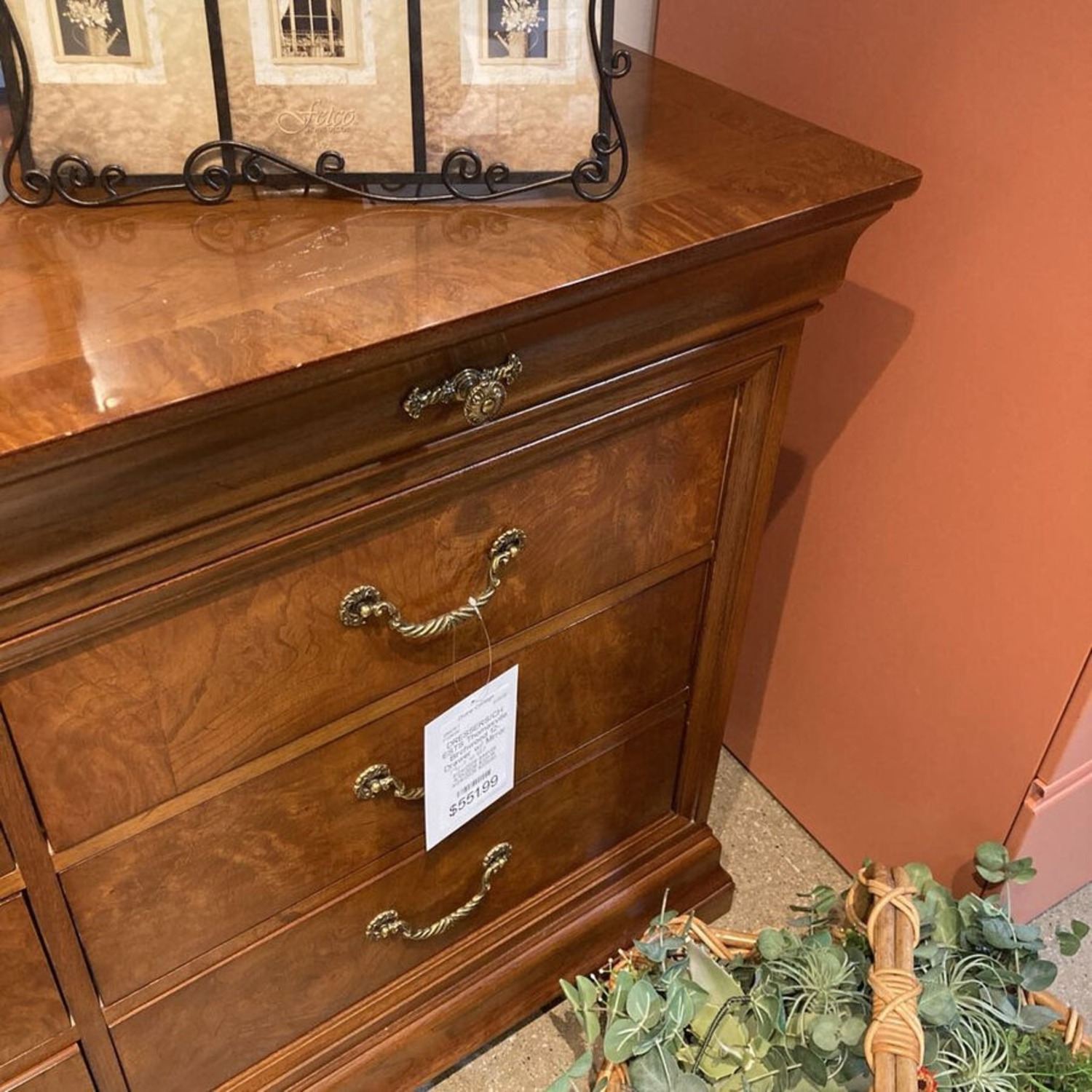 Thomasville Birchwood 12-Drawer w Mirror Dresser - image-2