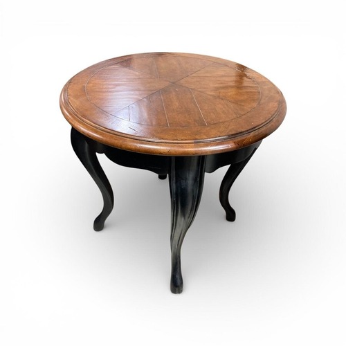 Used Traditional Solid Wood Parquet Side Table for sale on AptDeco