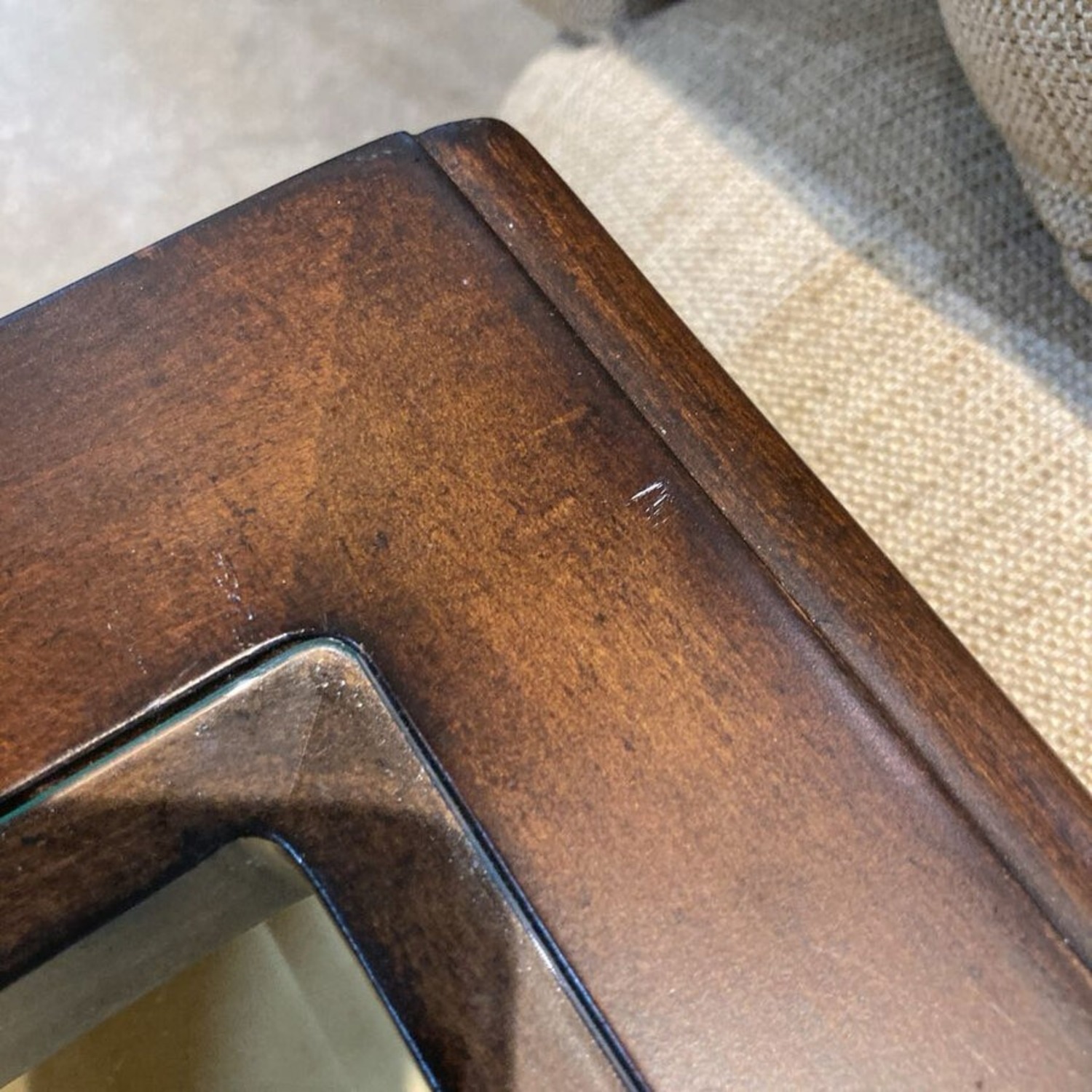 Hooker French Country Glass Top 2-Drawer Nightstand - image-9