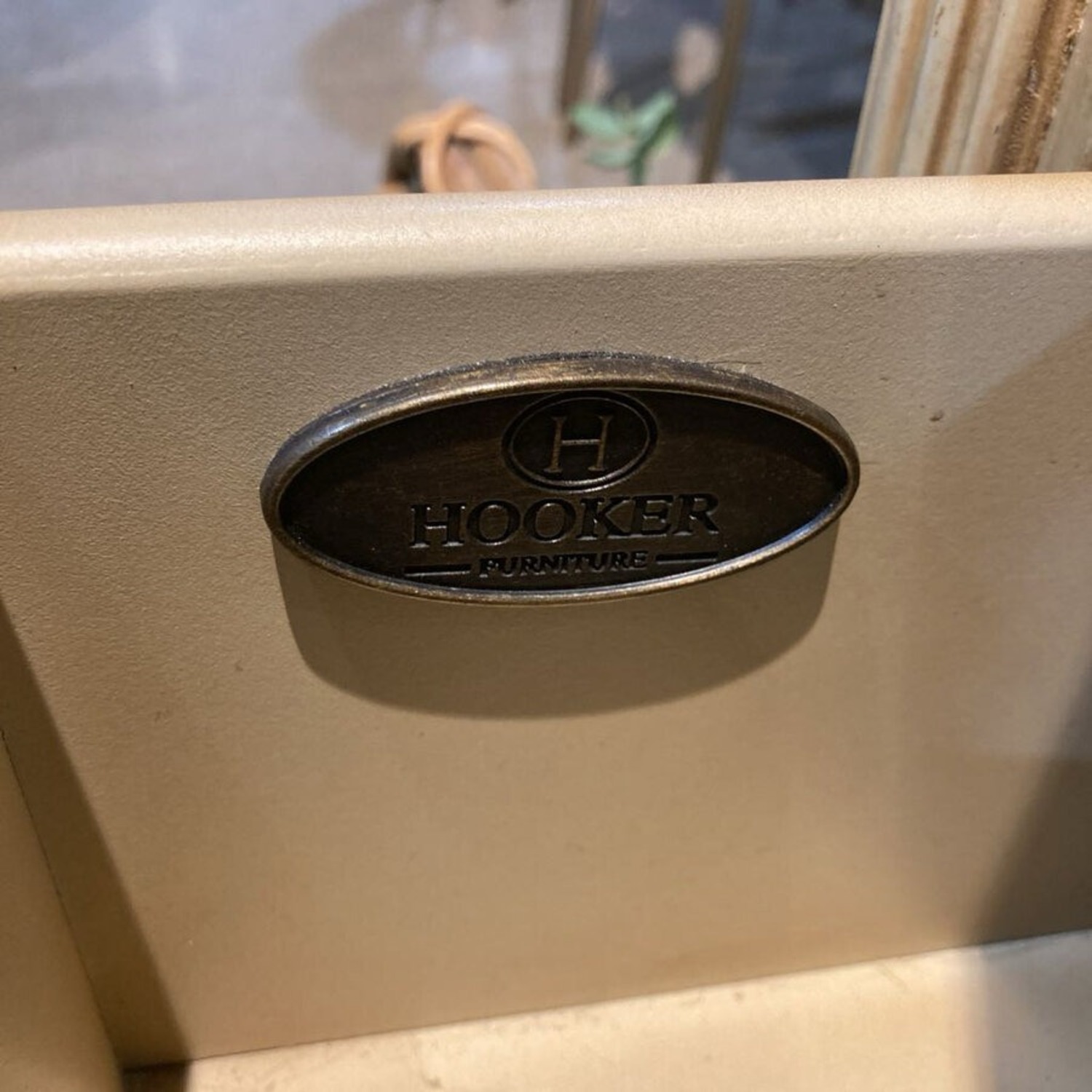 Hooker French Country Glass Top 2-Drawer Nightstand - image-7