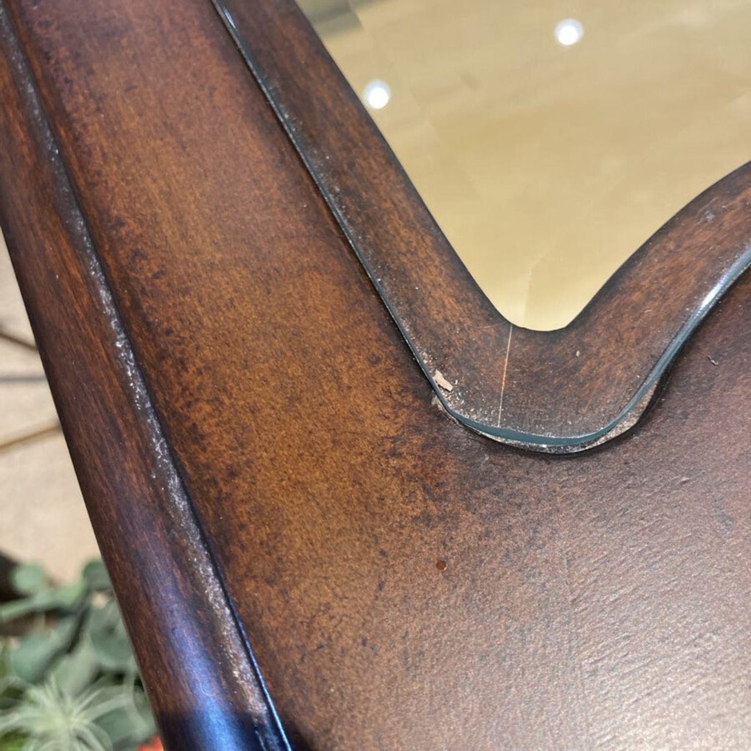 Hooker French Country Glass Top 2-Drawer Nightstand - image-6