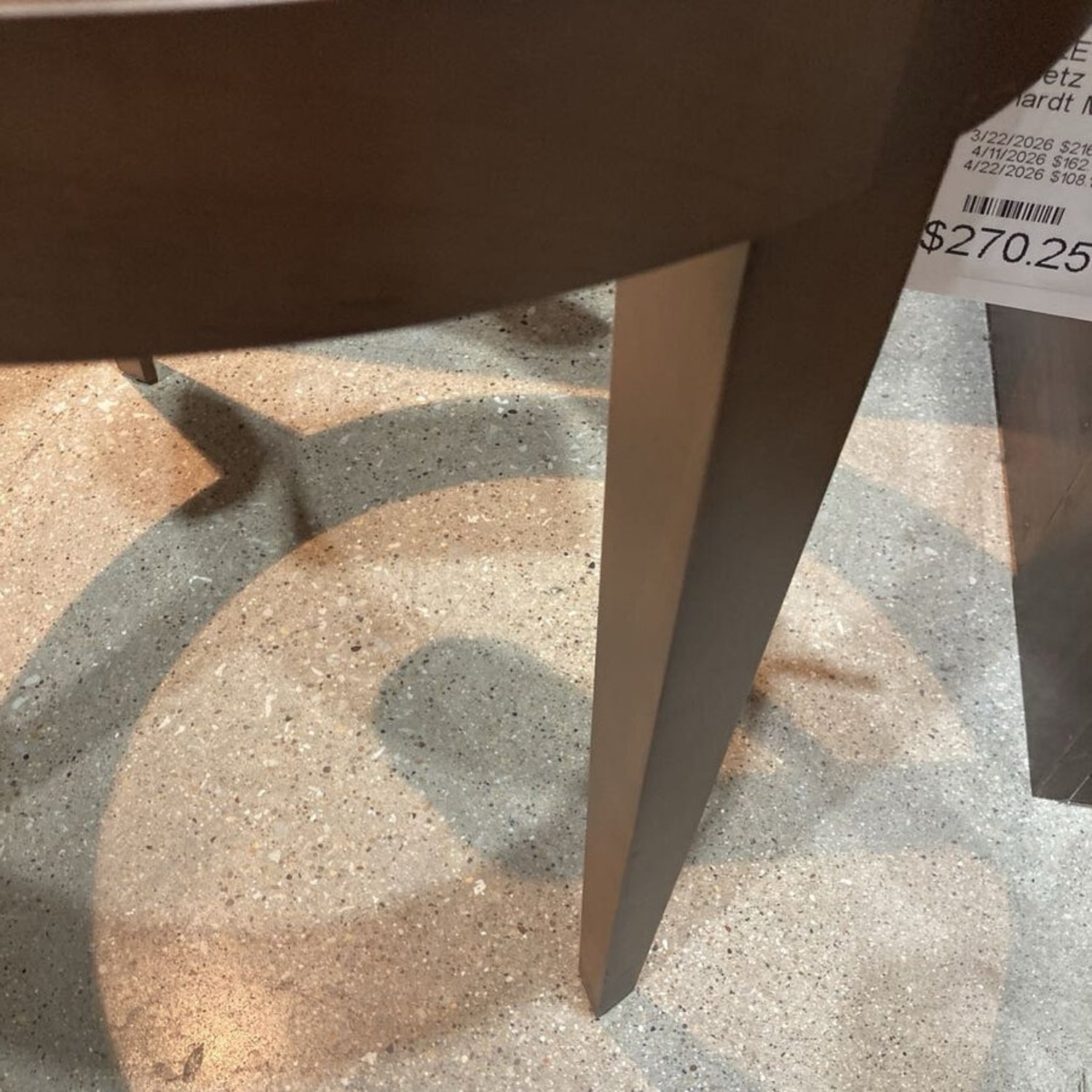 Modern Cirque Glass Top Side Table - image-5