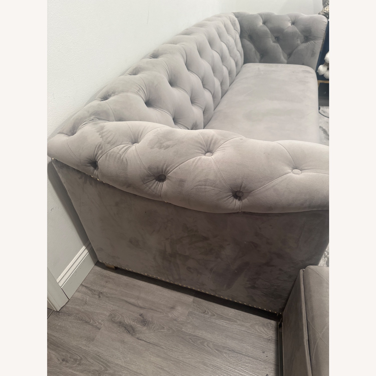 TOV Furniture Velvet Sofa - image-4