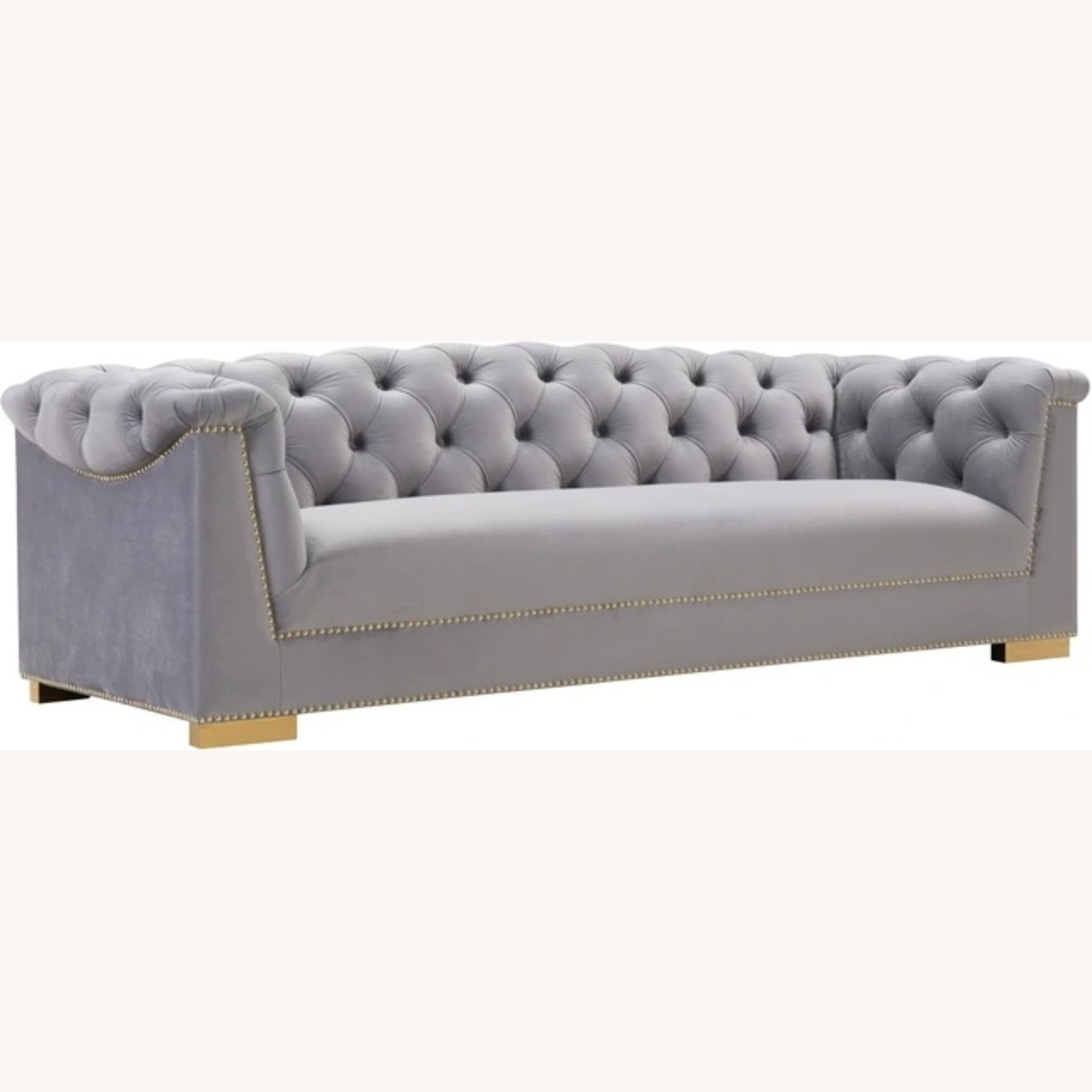 TOV Furniture Velvet Sofa - image-0