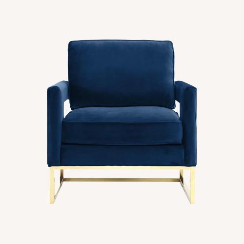 Used TOV Furniture Velvet Accent Chair for sale on AptDeco