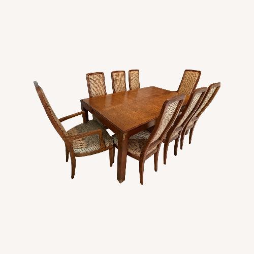 Used Vintage/Antique Dark Brown Wood Dining Sets for sale on AptDeco