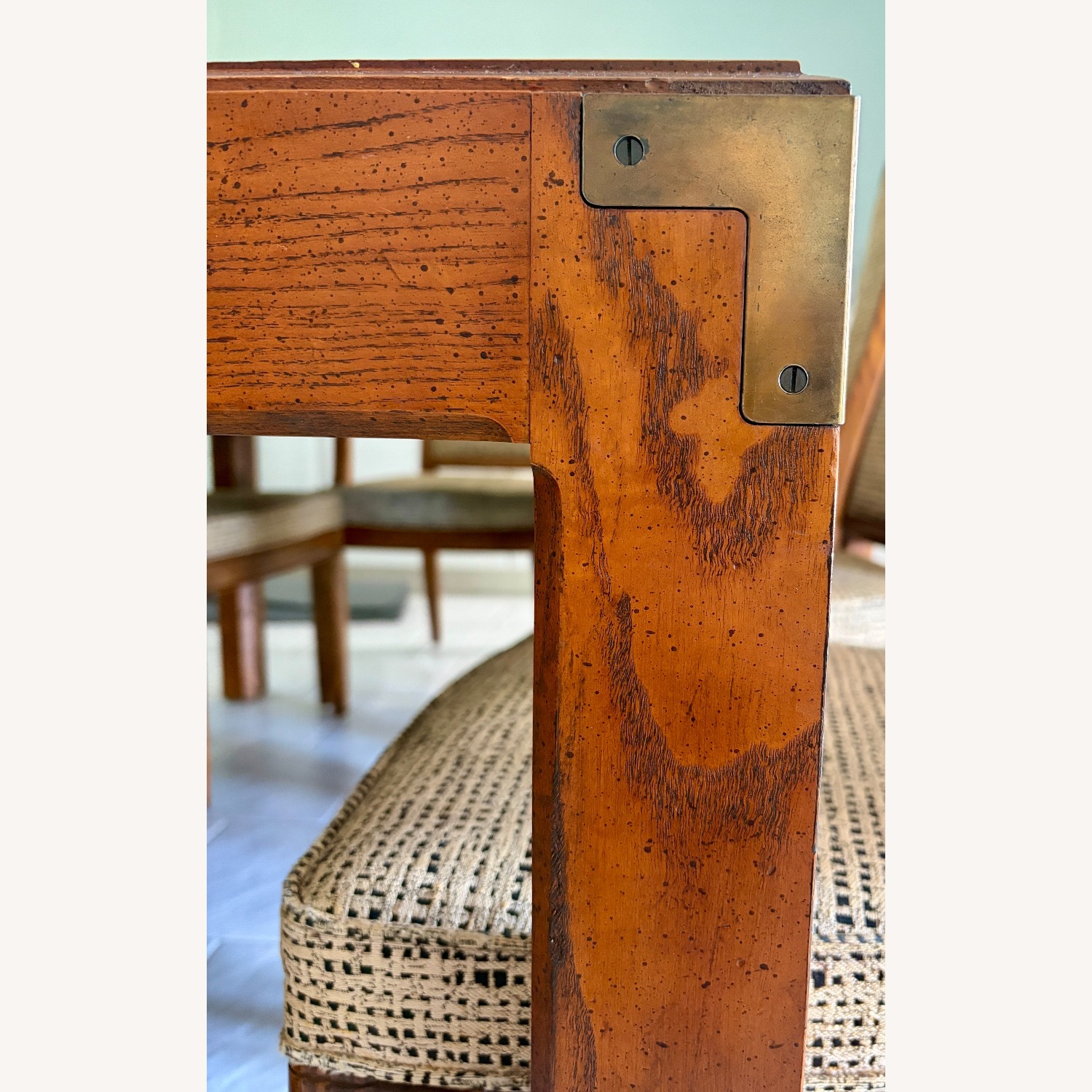 Vintage/Antique Dark Brown Wood Dining Sets - image-12