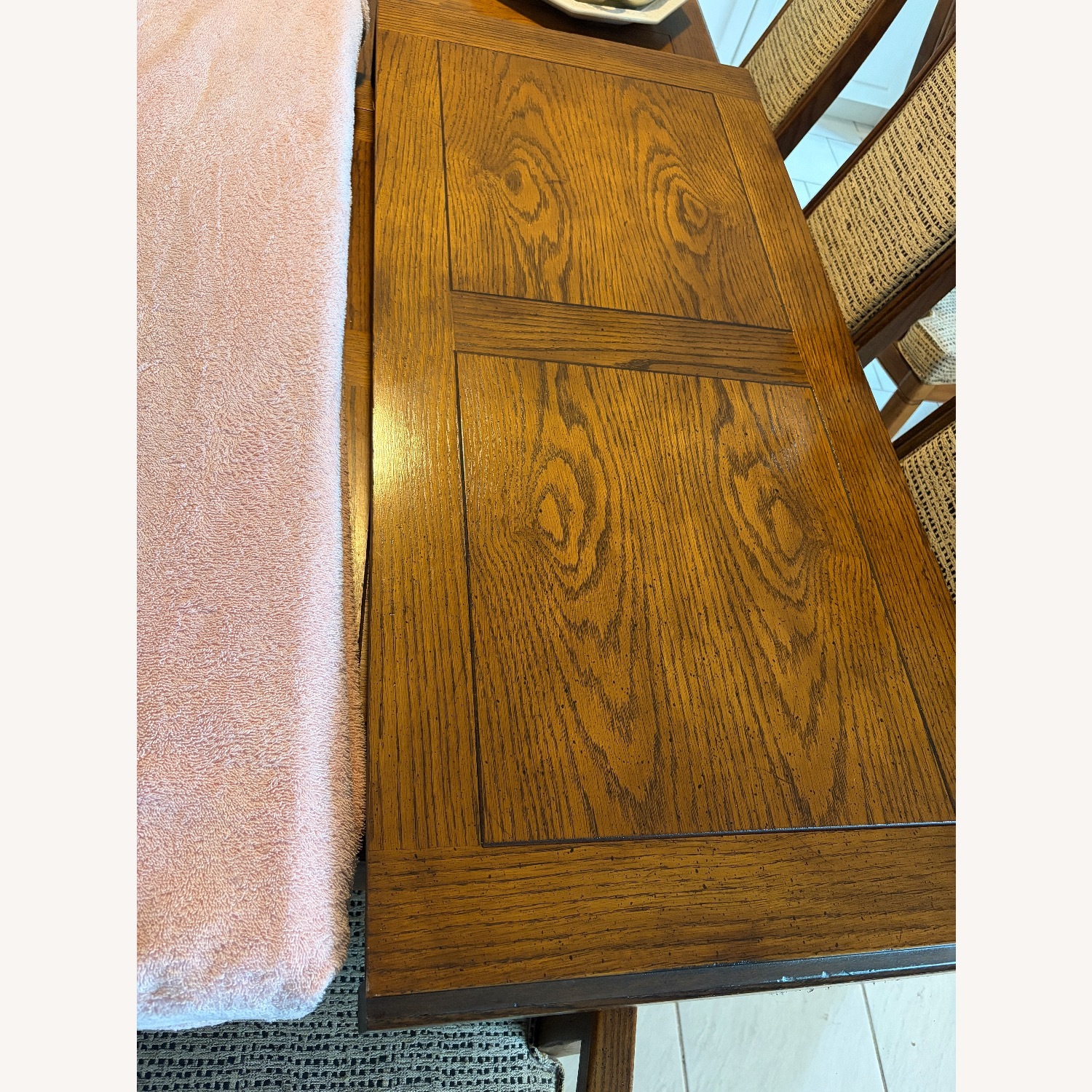 Vintage/Antique Dark Brown Wood Dining Sets - image-6