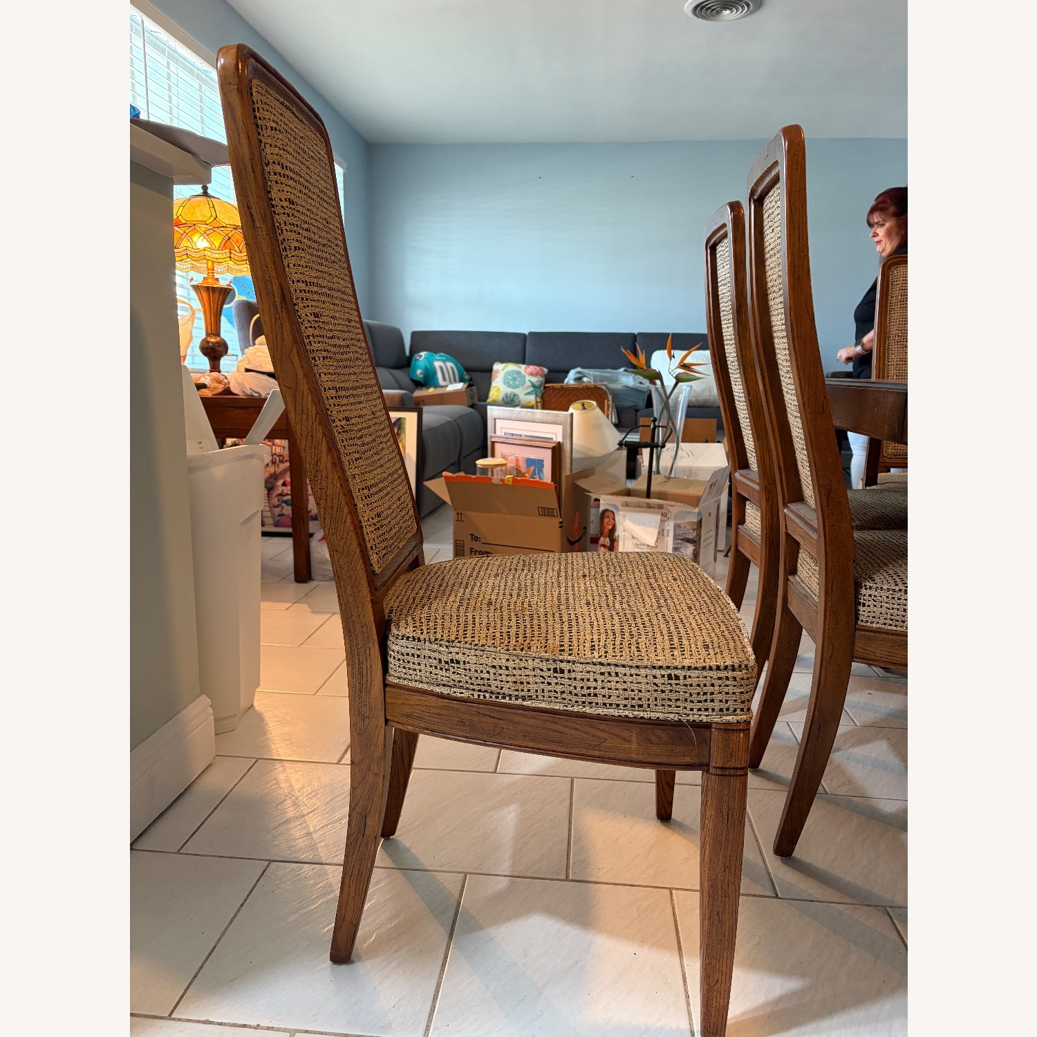 Vintage/Antique Dark Brown Wood Dining Sets - image-8