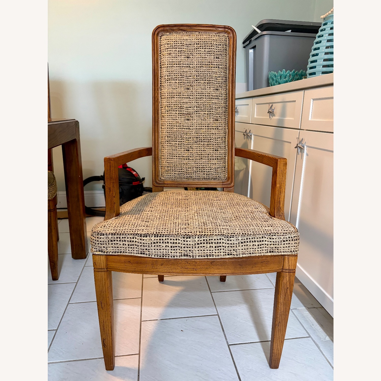 Vintage/Antique Dark Brown Wood Dining Sets - image-3