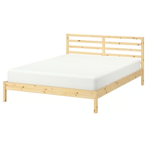 Used IKEA Tarva Natural Wood Full Bed for sale on AptDeco
