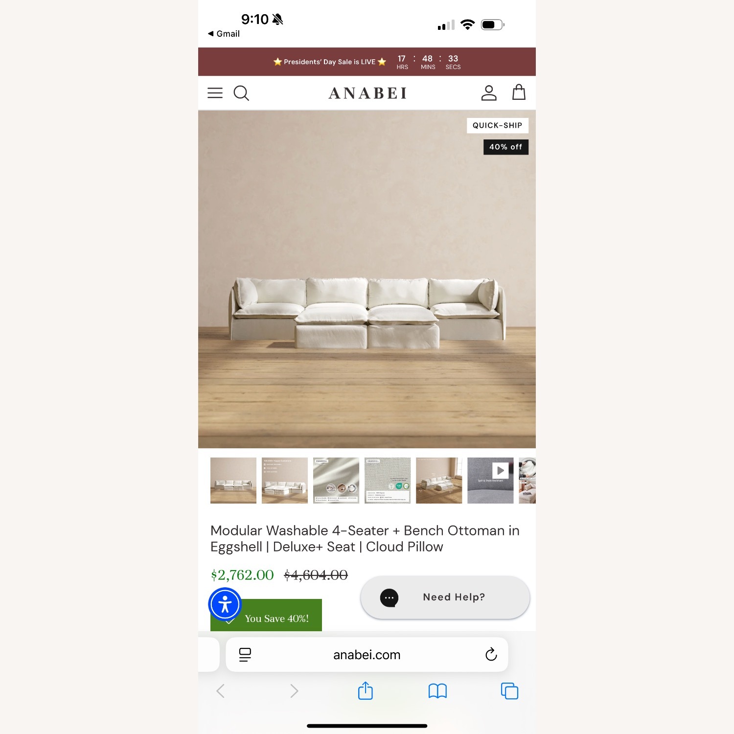 Anabei 3+ Piece Sectional - image-1