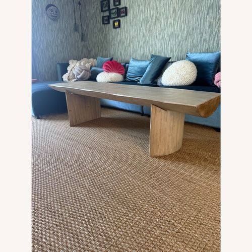 Used Pottery Barn Pismo 65" Reclaimed Wood Coffee Table for sale on AptDeco