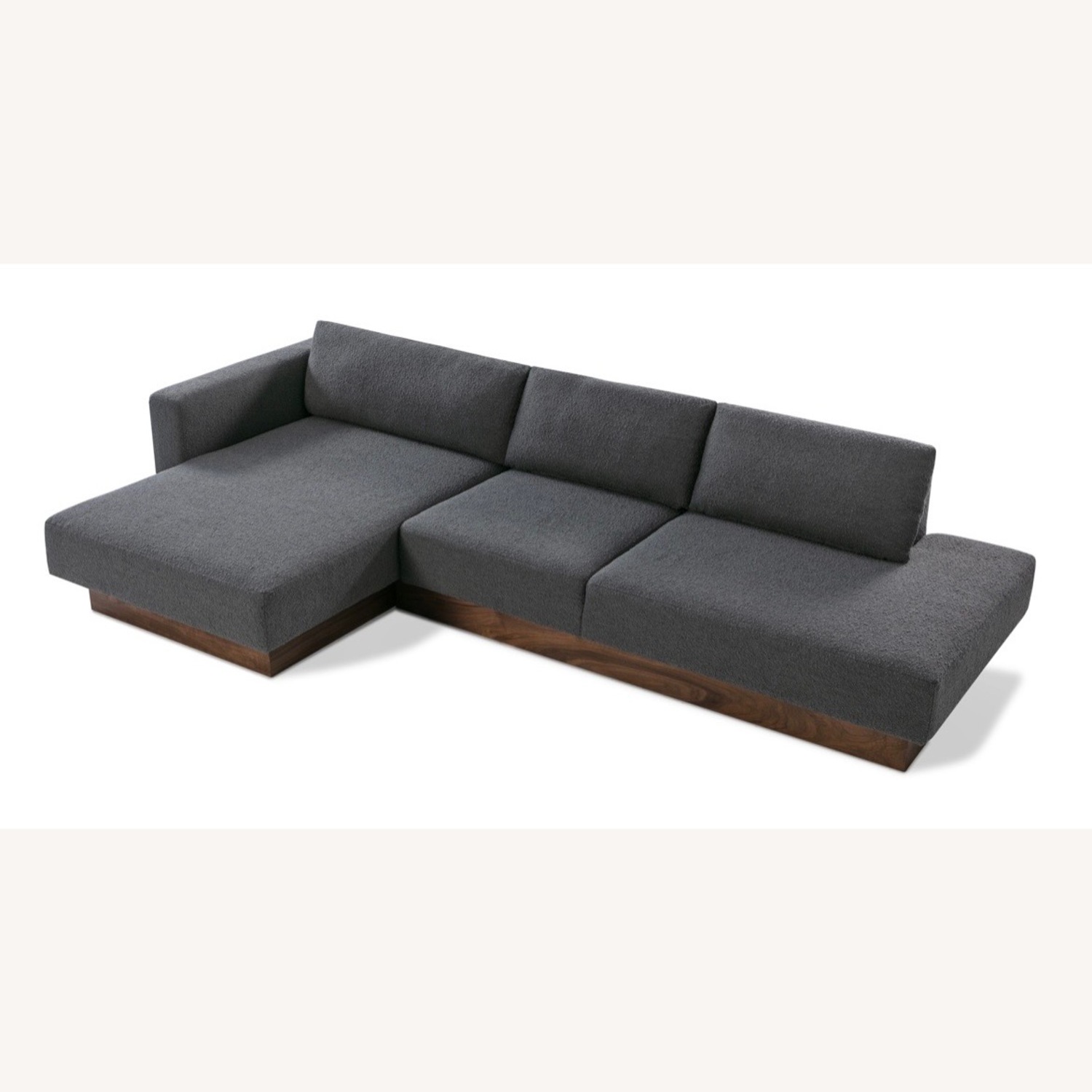 Kardiel Brady Dark Gray Boucle 2 Piece Sectional - image-7