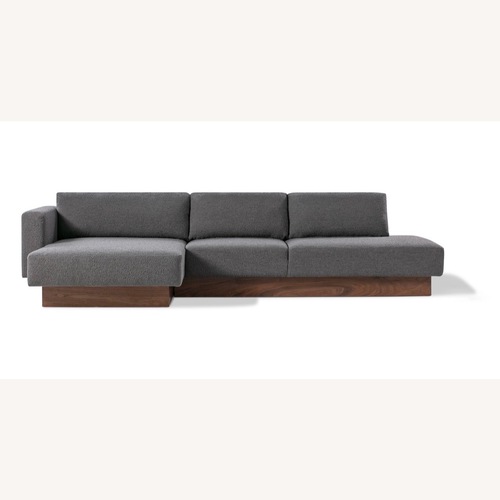 Used Kardiel Brady Dark Gray Boucle 2 Piece Sectional for sale on AptDeco
