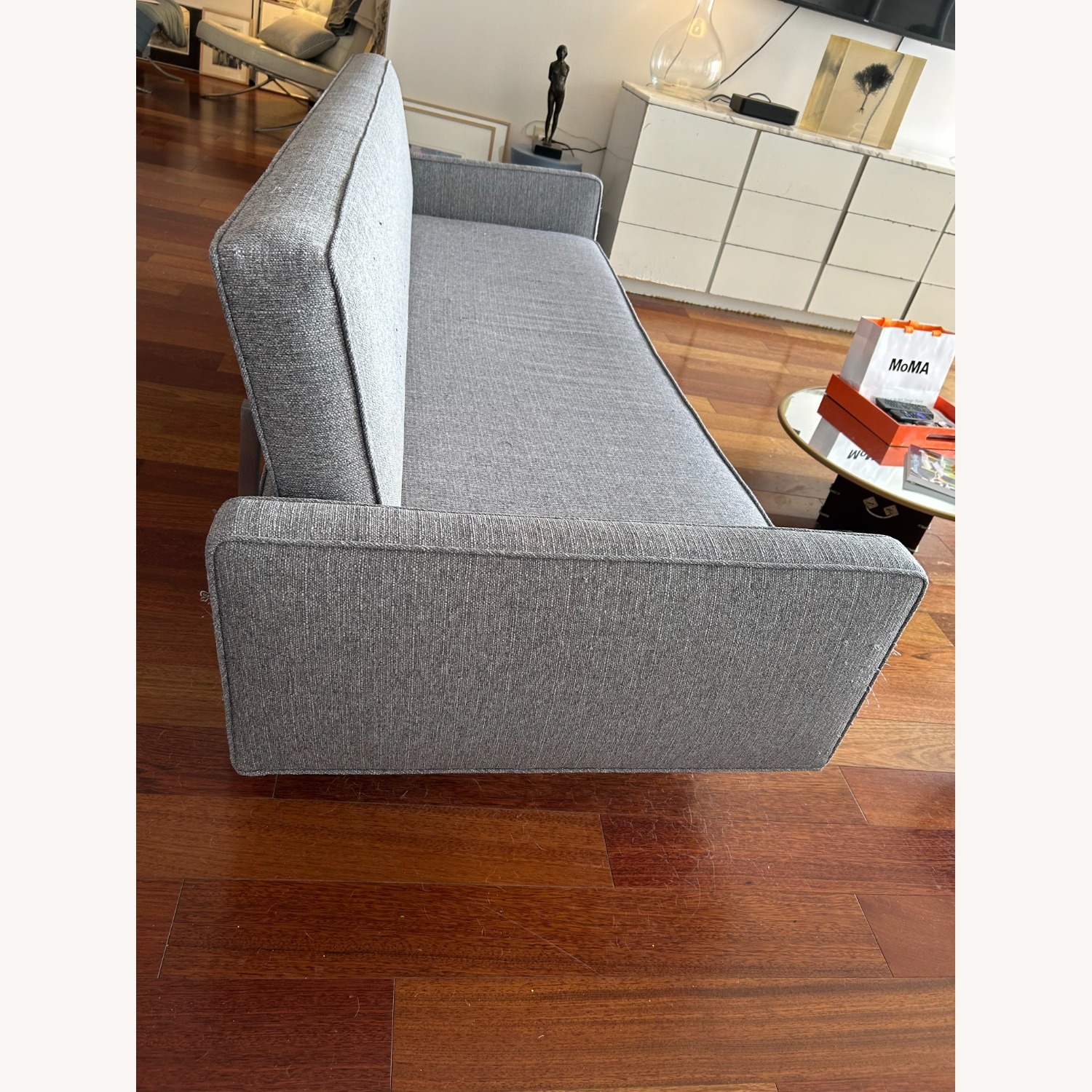 Knoll Light Gray 3+ Seater Sofa - image-2