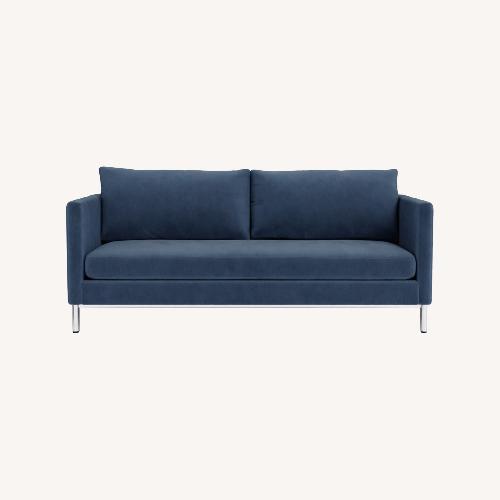 Used ABC Carpet and Home Blue Fabric 2 Seater Sofa for sale on AptDeco