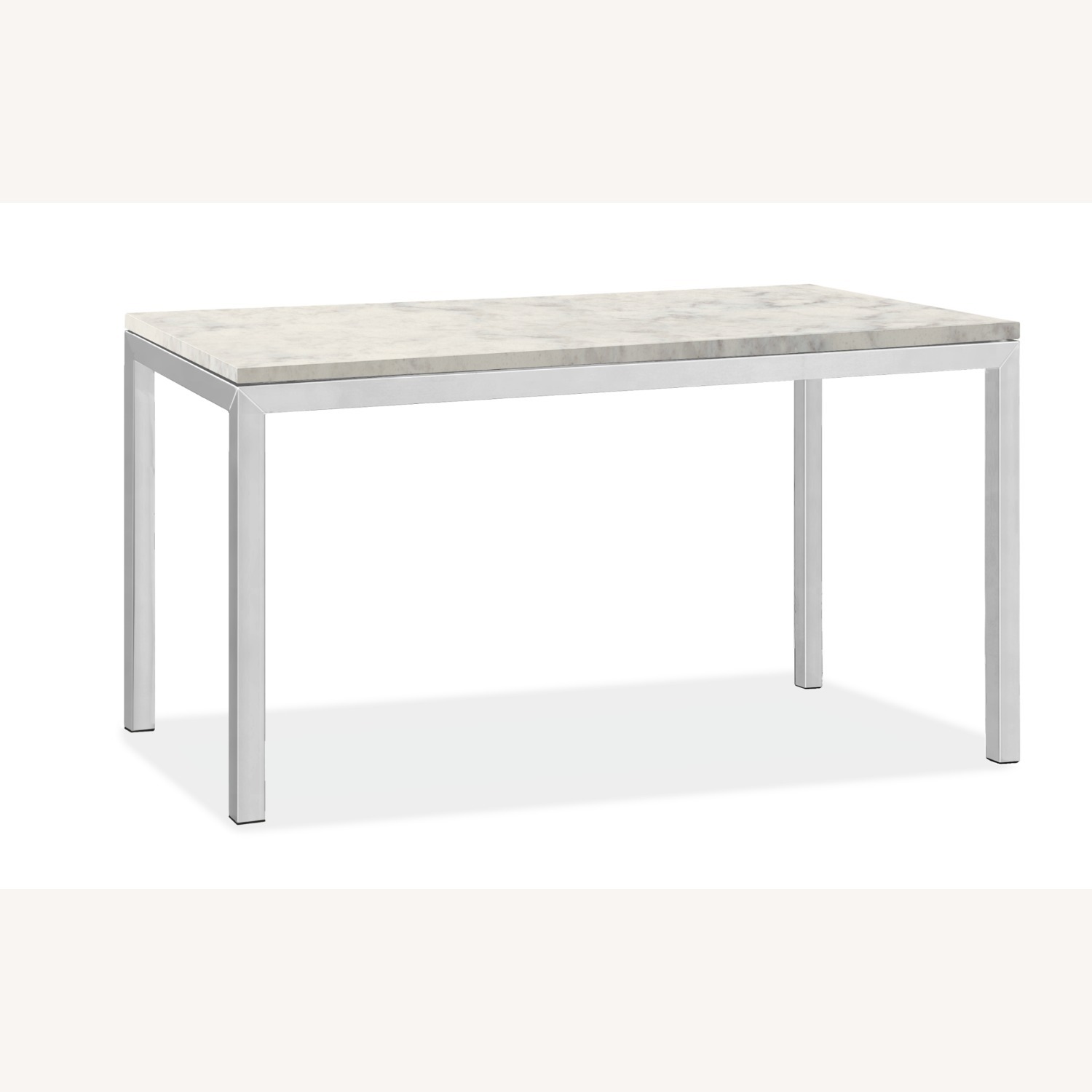 Room & Board Parson's White Marble Dining Table - image-0