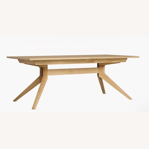 Used Design Within Reach Natural Wood Dining Table for sale on AptDeco