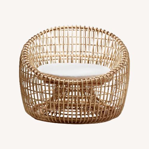 Used Rattan Nest Chair  for sale on AptDeco