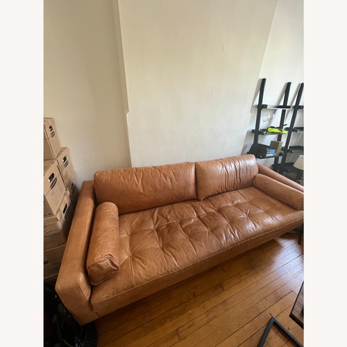 Used Napa 3-Seat Leather Sofa for sale on AptDeco