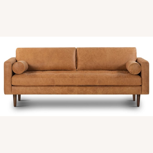 Used Napa 3-Seat Leather Sofa for sale on AptDeco