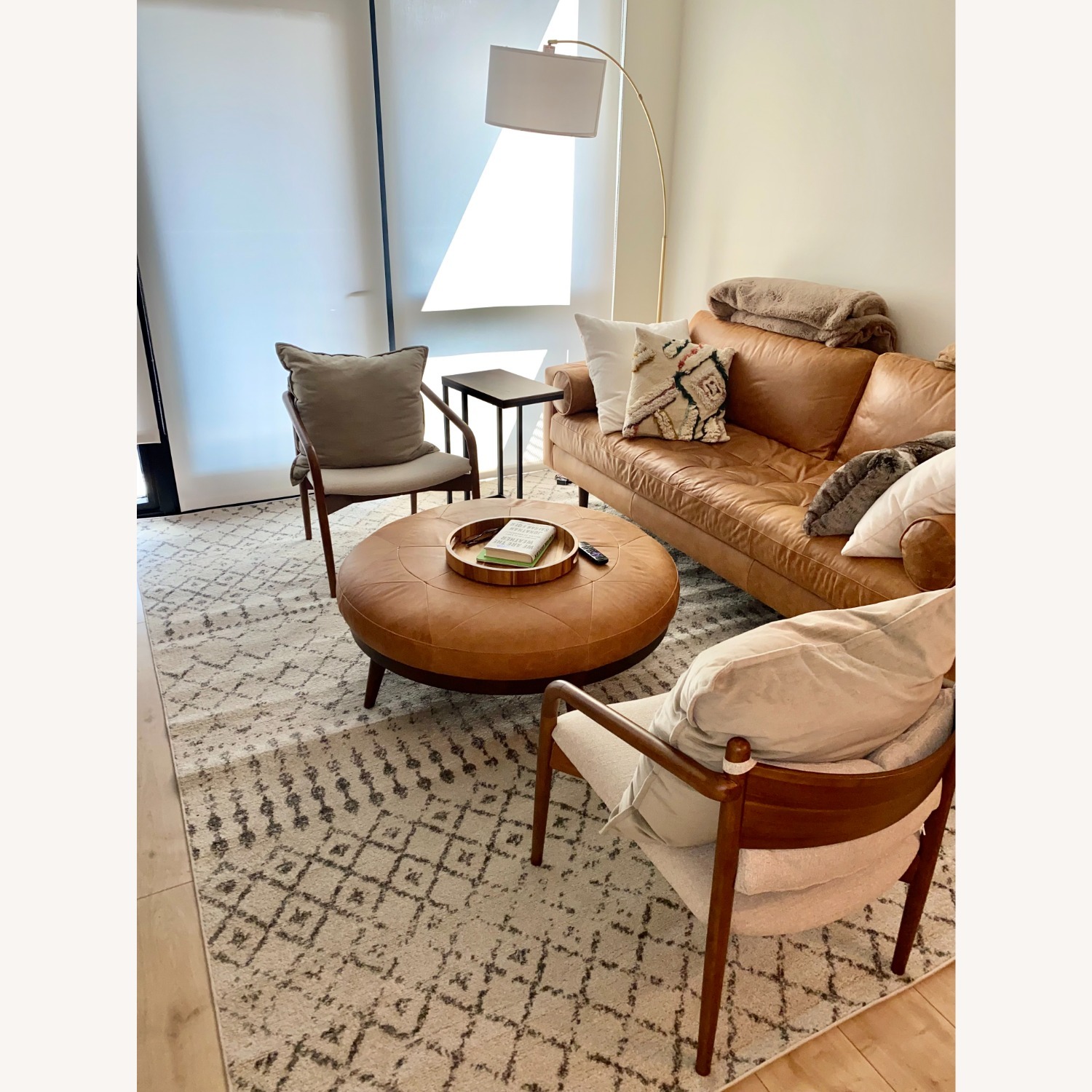 Napa 3-Seat Leather Sofa - image-2