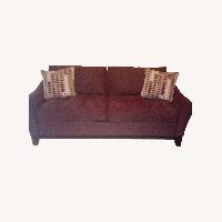 Cindy Crawford Home Suede  Fabric Sleeper Sofa