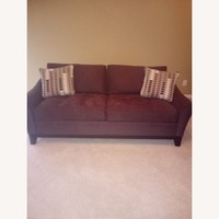 Cindy Crawford Home Suede  Fabric Sleeper Sofa