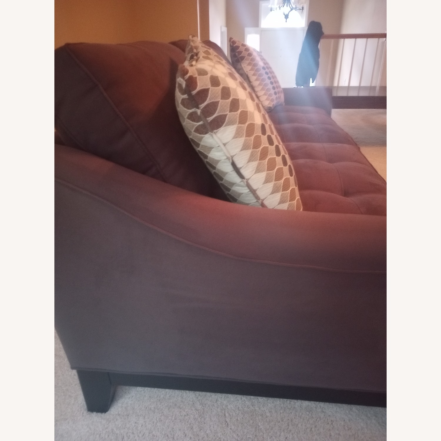 Cindy Crawford Home Suede  Fabric Sleeper Sofa - image-2