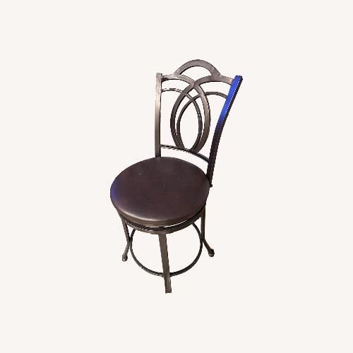 Used Dark Brown Metal Stools for sale on AptDeco