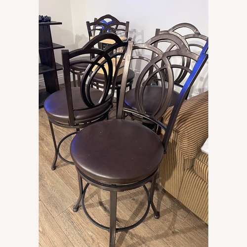 Used Dark Brown Metal Stools for sale on AptDeco