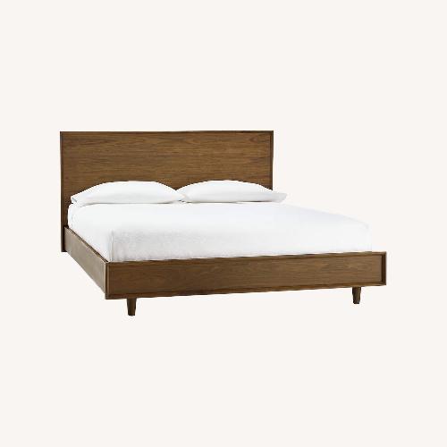 Used CB2 Tate Walnut Queen Bed for sale on AptDeco