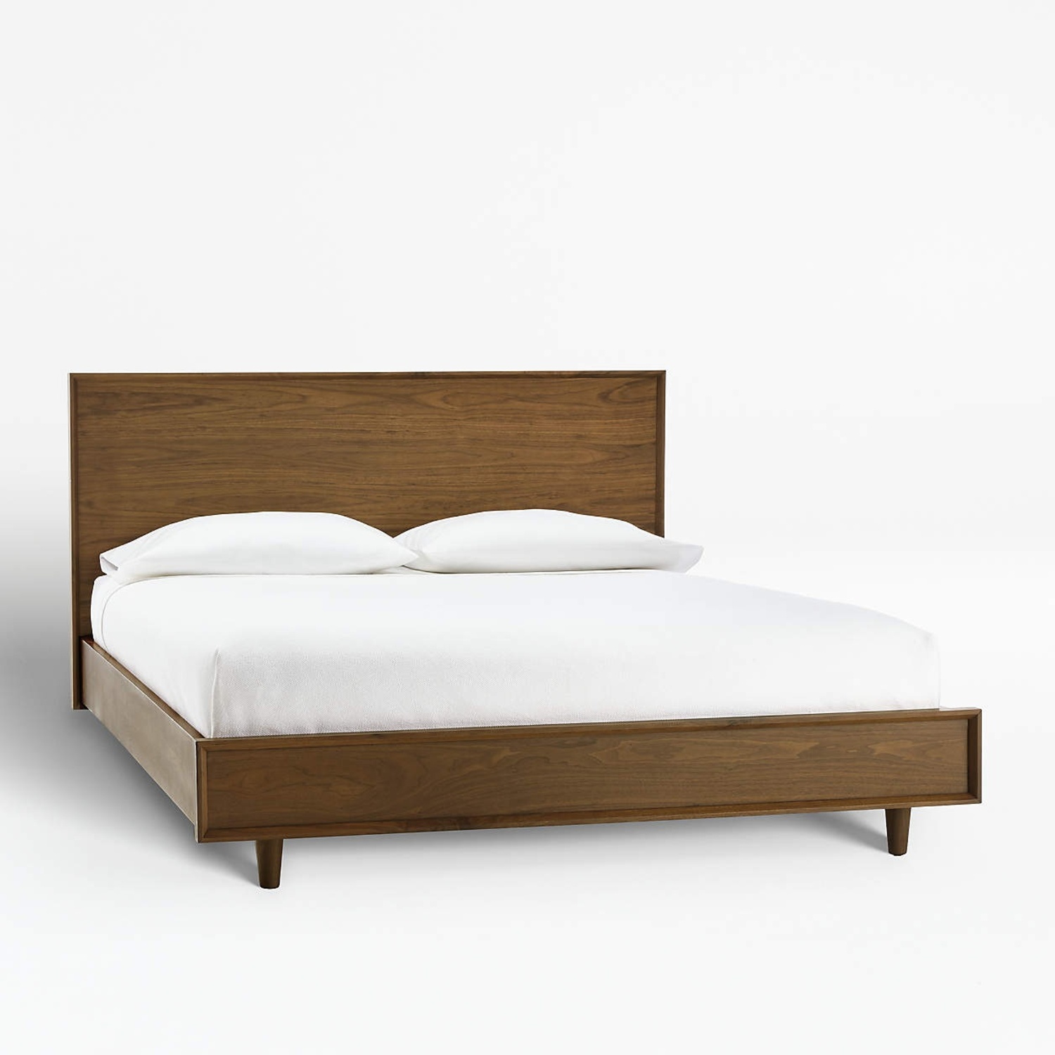 CB2 Tate Walnut Queen Bed - image-0