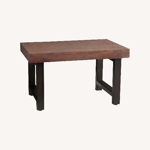 Used Pottery Barn Griffin Petite Reclaimed Wood Coffee Table for sale on AptDeco
