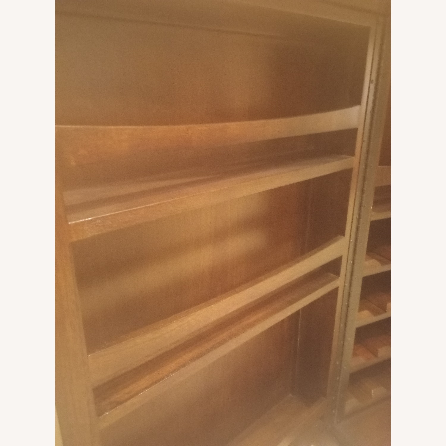 Havertys Dark Brown Wood Expandable Bar Cabinet - image-5