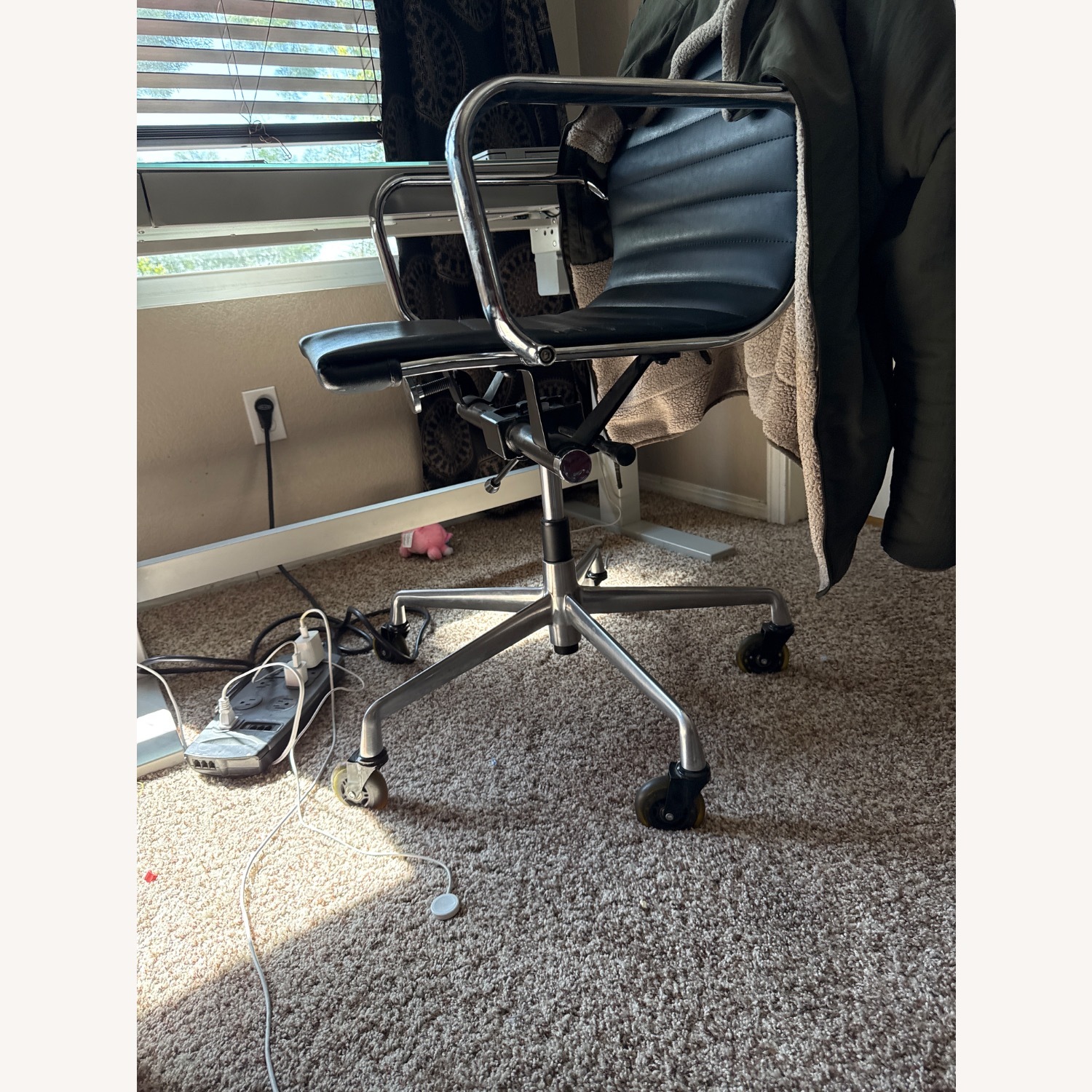 Office Depot Black Leather Office Chair - image-2