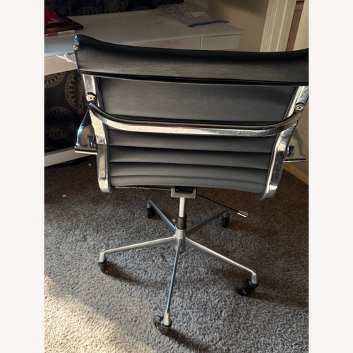 Used Office Depot Black Leather Office Chair for sale on AptDeco