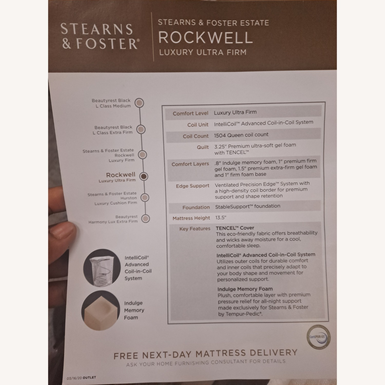 Vintage/Antique Natural Queen Bed - image-2