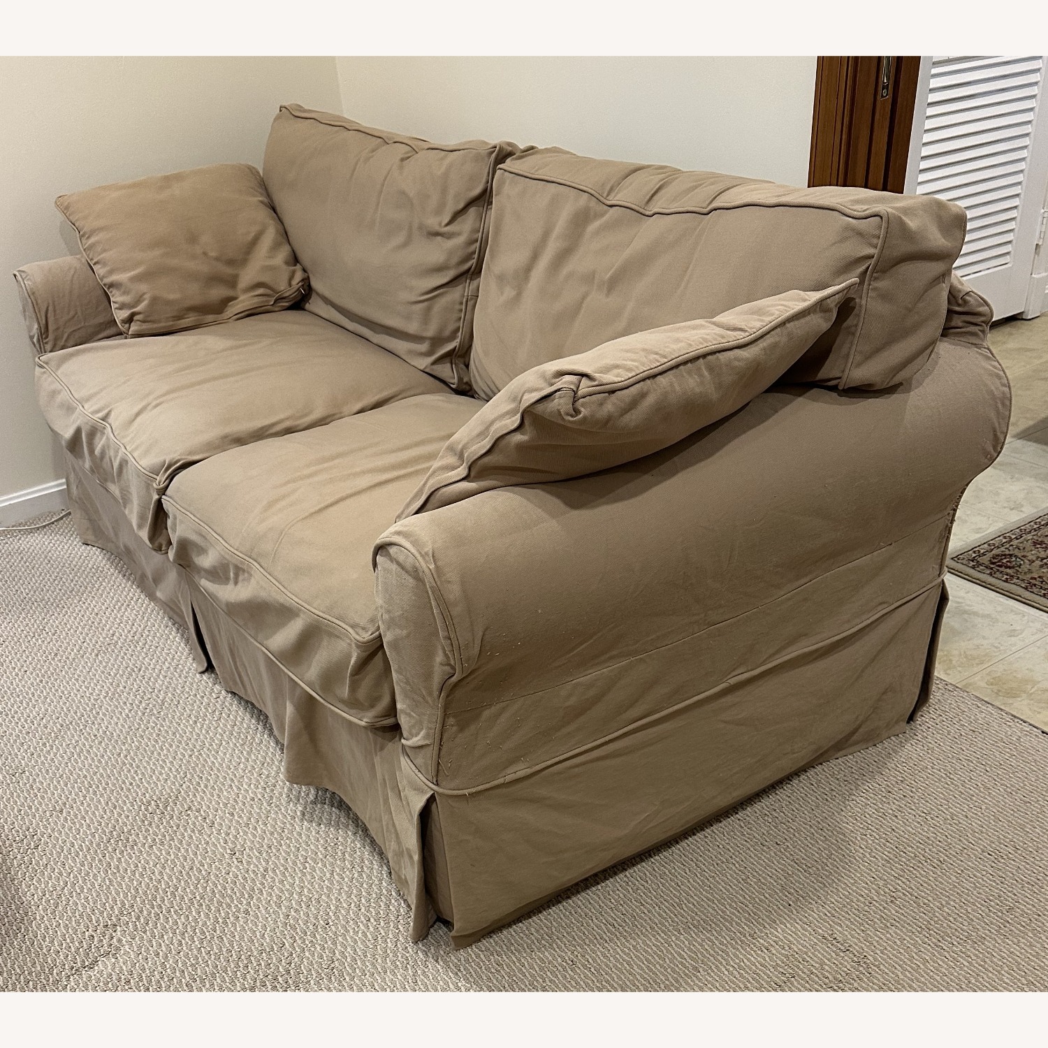 Arhaus Camden Desert Natural Fabric Sleeper Sofa - image-4