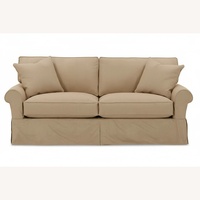 Arhaus Camden Desert Natural Fabric Sleeper Sofa