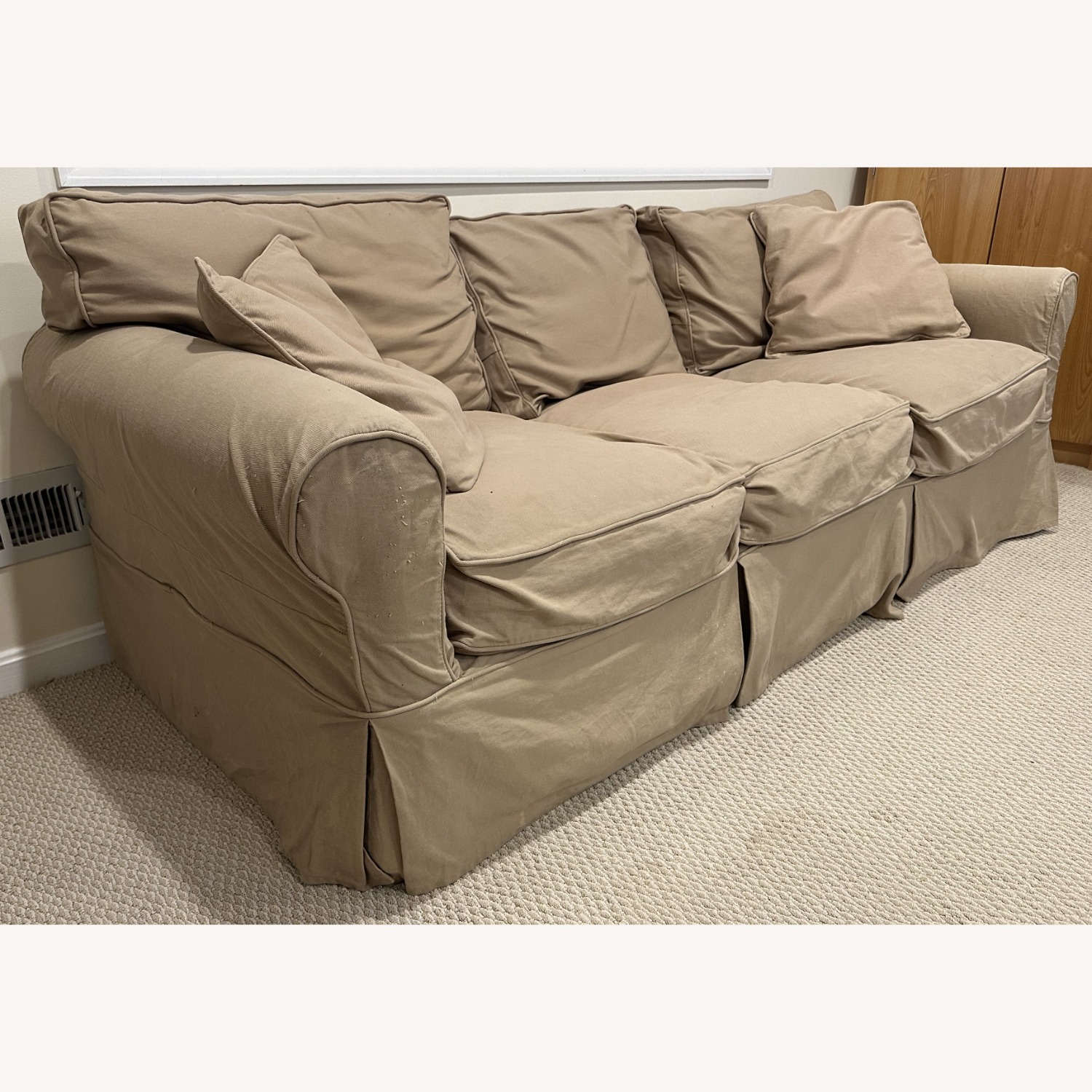 Arhaus Camden Desert Natural Fabric 3+ Seater Sofa - image-2