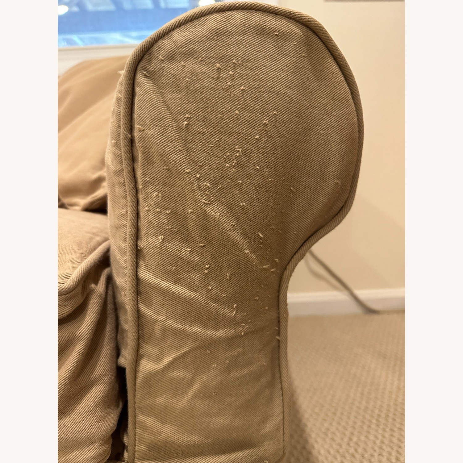 Arhaus Camden Desert Natural Fabric 3+ Seater Sofa - image-4