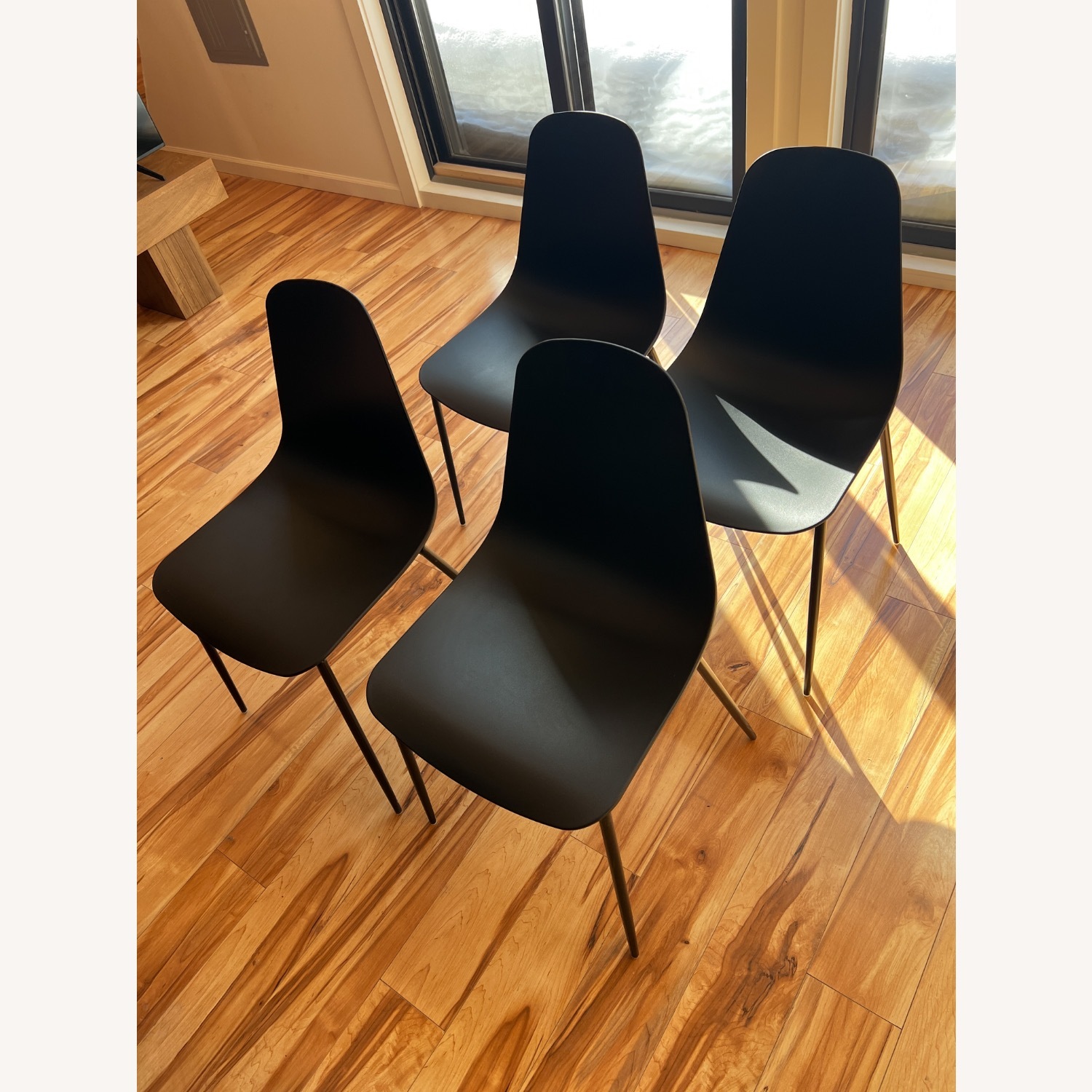 Poly and Bark Black Isla Dining Chairs (Set of 4) - image-4