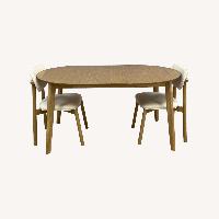 Hoft Homes Werner Dining Table and Maia Dining Chairs