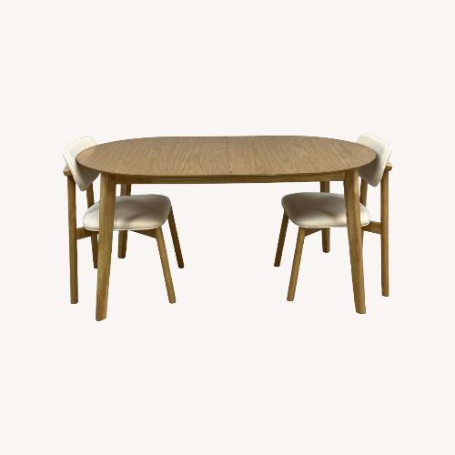 Used Hoft Homes Werner Dining Table and Maia Dining Chairs for sale on AptDeco