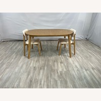 Hoft Homes Werner Dining Table and Maia Dining Chairs