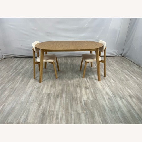 Used Hoft Homes Werner Dining Table and Maia Dining Chairs for sale on AptDeco