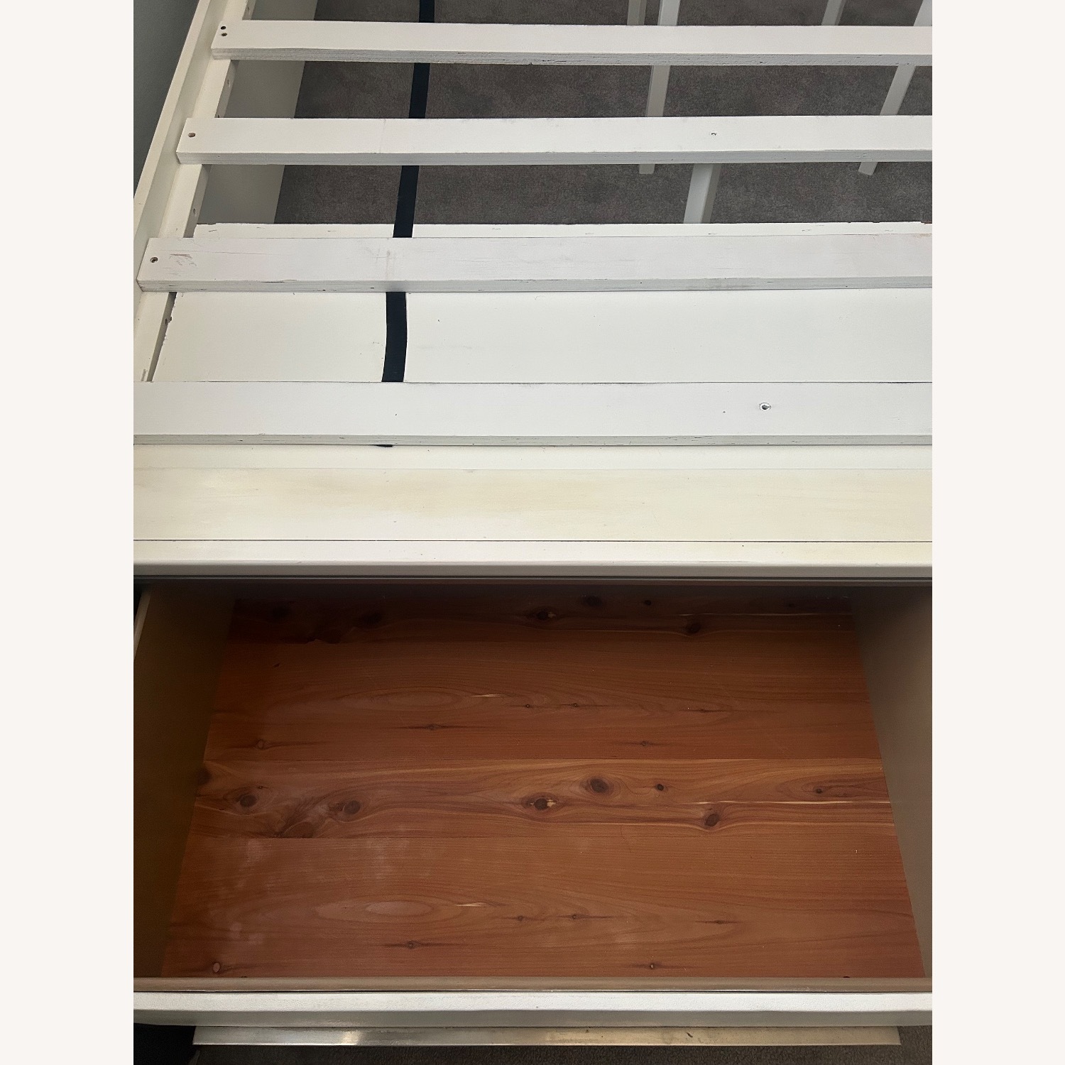 Manhattan White Platform Storage Bed - image-7