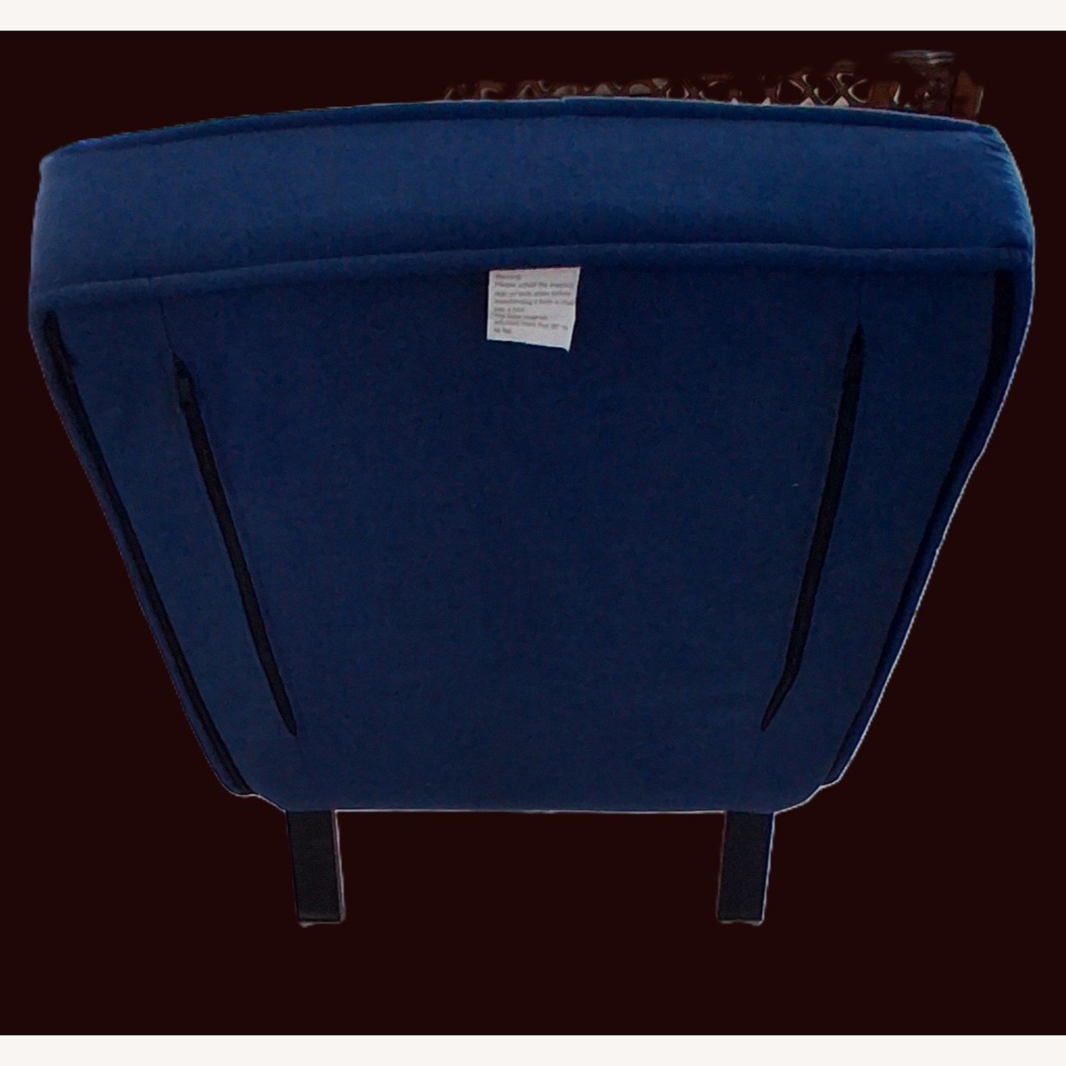 Amazon Blue Fabric Convertible Sleeper Chair - image-8